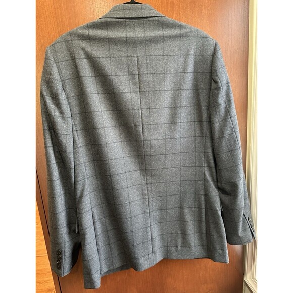 J Crew Sport Coat Mens 38R Thompson Flex Wool Two Button Blazer Gray notch - Picture 4 of 9